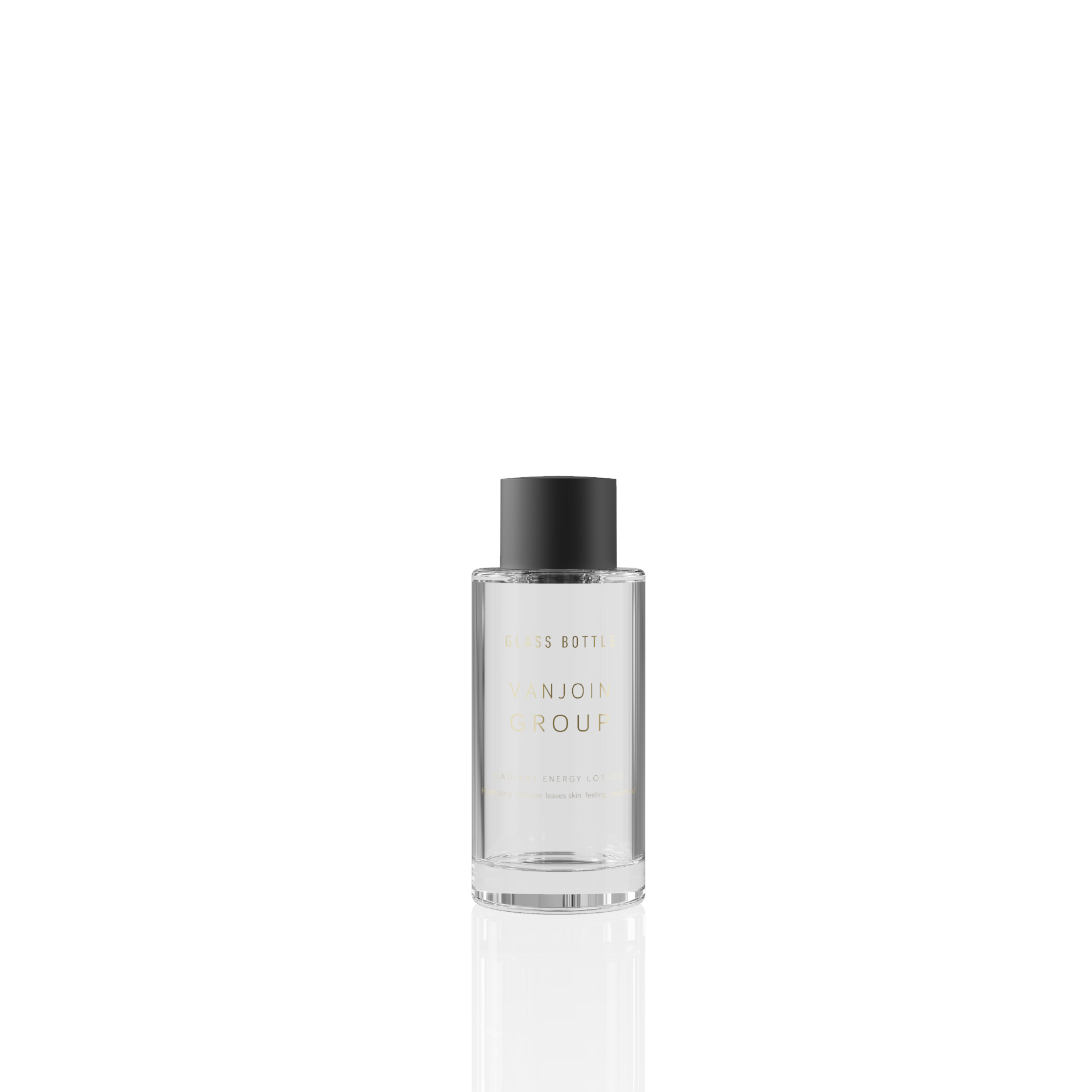 Luxury 30ml 50ml 100ml Glass Serum Dropper Bottles Empty Round Flat Cosmetic Lotion Body Oil Dropper Bottle with Packaging Box