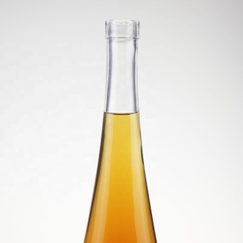 Hot sale 300ml 500ml 750ml long neck glass liquor bottle for whisky vodka gin water bottles