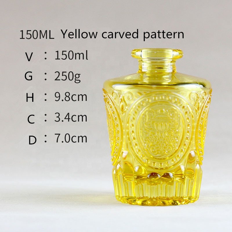 Empty scent Diffuser Bottle 150ml 230ml Reed Diffuser Glass Bottle perfume Diffuser Bottle