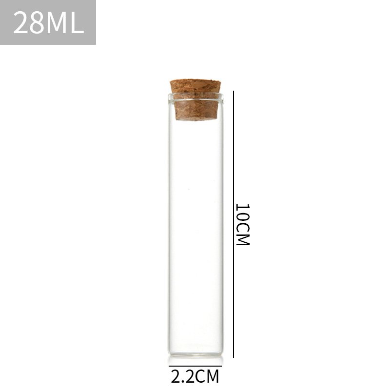 5ml 8ml 10ml 12ml 15ml 20ml small mini glass vial bottle with cork stopper