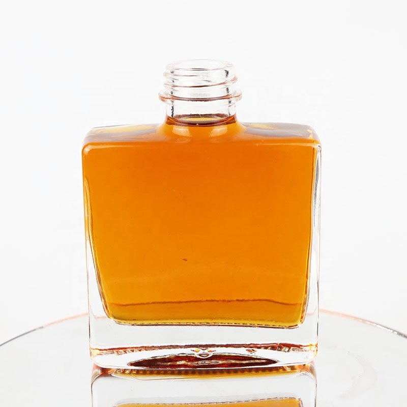150ml Wholesale Square Liquor Bottle Vodka Whiskey Wine Glass Bottle 500ml 600ml 700ml 750ml 1000ml