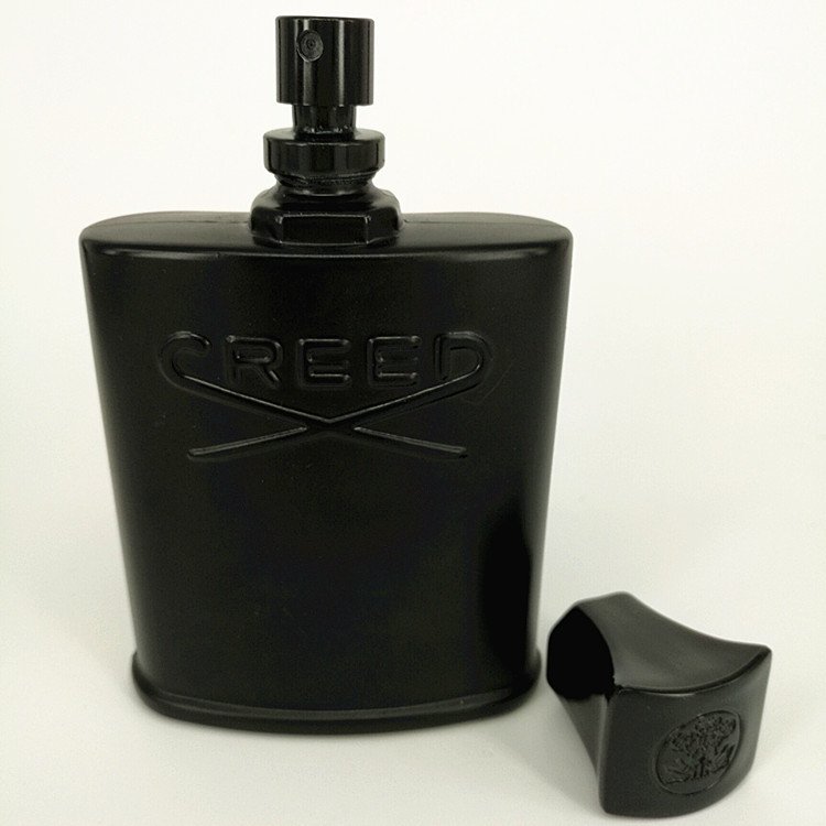 Men perfume bottle 100ml black spray fragrance bottle luxury brand perfume bottle glass