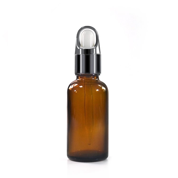 Skincare Face Oil Beard Oil Glass Bottles Packages 30ml 50ml 100ml Amber Brown Hair oil glass dropper bottle
