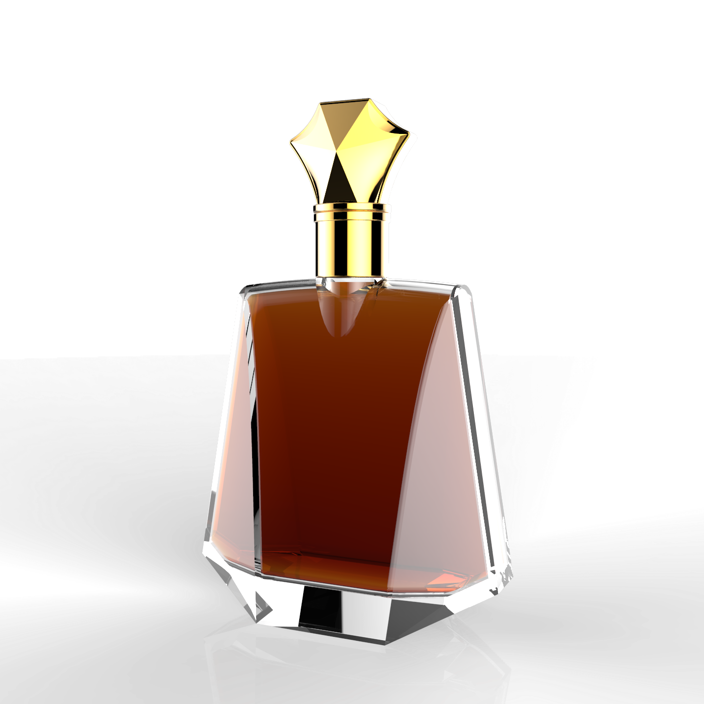 empty high quality crystal liquor glass bottles for whisky brandy vodka tequila rum brandy glass bottle
