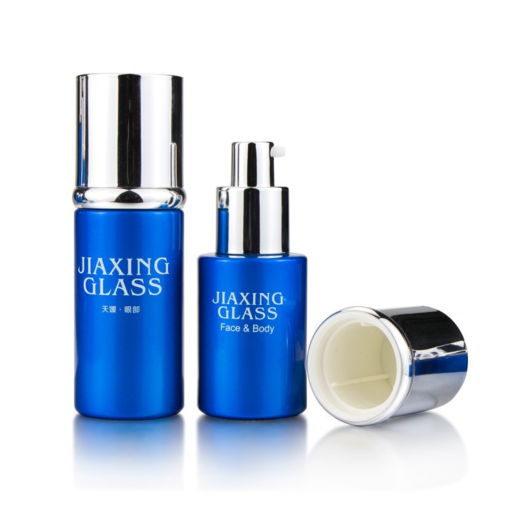 Hot selling 20g 30g 50g cream bottle cosmetic packaging glass bottle supplier 20ml 30ml 50ml 100ml empty lotion pump bottles