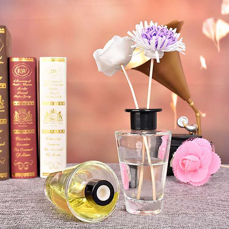50ml 100ml 200ml 500ml 1000ml Luxury Reed Diffuser Bottle Jars Containers Black Empty Reed Diffuser Glass Bottle With Box