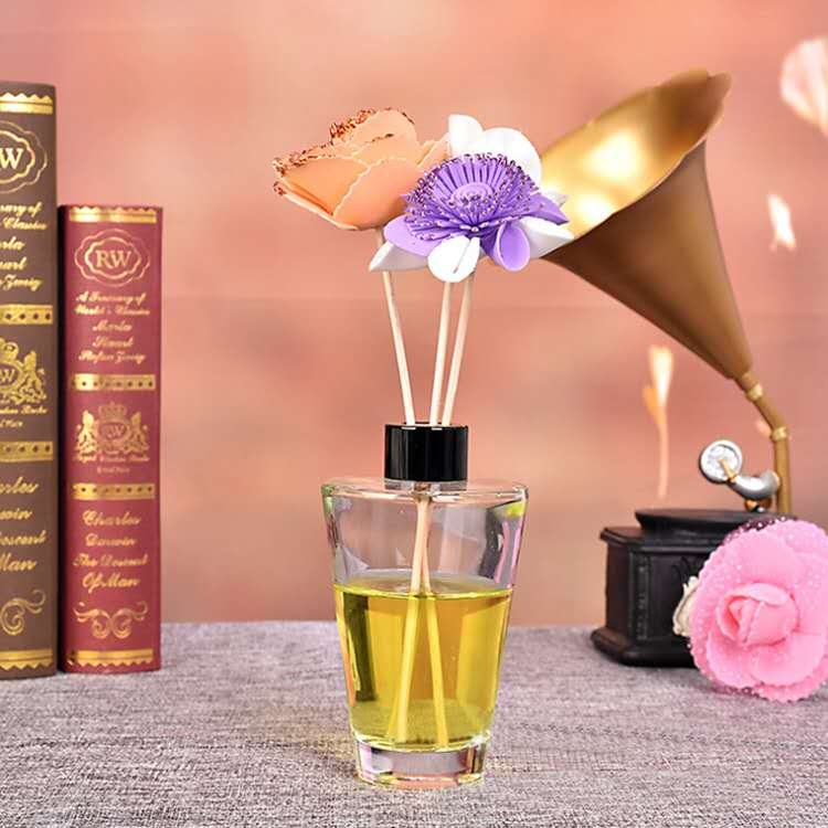 50ml 100ml 200ml 500ml 1000ml Luxury Reed Diffuser Bottle Jars Containers Black Empty Reed Diffuser Glass Bottle With Box