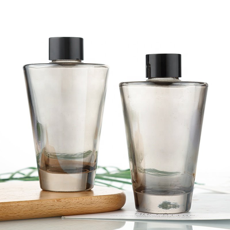 50ml 100ml 200ml 500ml 1000ml Luxury Reed Diffuser Bottle Jars Containers Black Empty Reed Diffuser Glass Bottle With Box