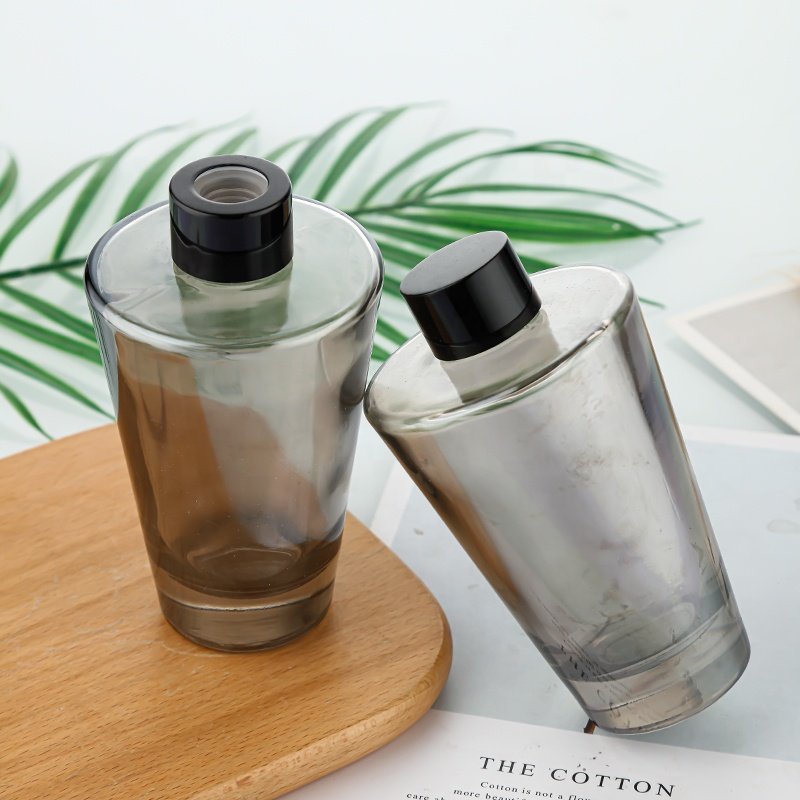 50ml 100ml 200ml 500ml 1000ml Luxury Reed Diffuser Bottle Jars Containers Black Empty Reed Diffuser Glass Bottle With Box