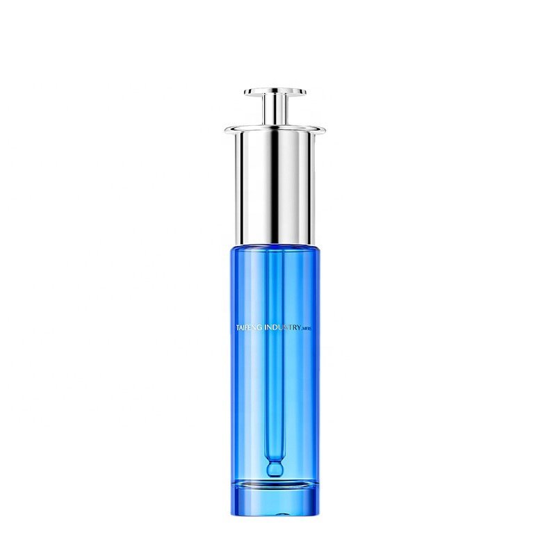 Luxury Jar Glass Bottle push dropper Serum Package For Skin Care luxury Glass essential oil 30ml glass dropper bottles