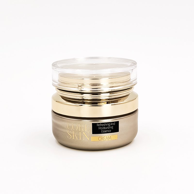Luxury Cosmetic Gold glass bottle set classic fashion series skincare cosmetic container Skincare packaging