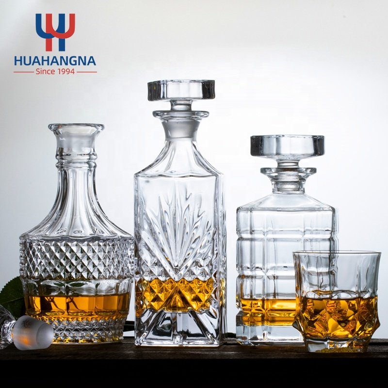 Wholesale Decanter for Empty Bottle of Glass Bottle of Whisky Wine Bottle Beverage