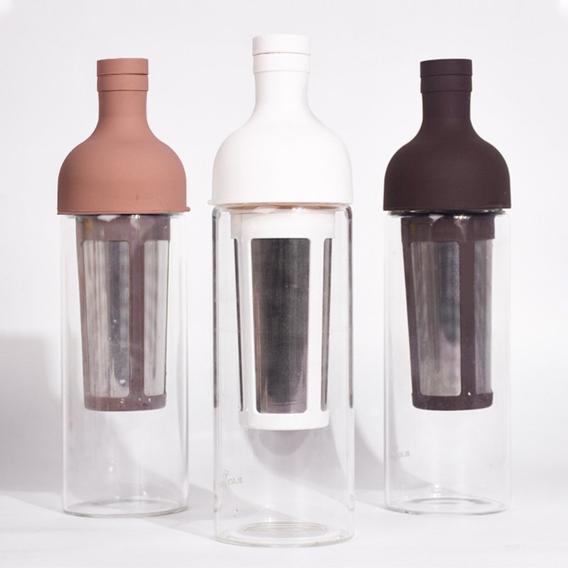 800ML High Borosiliacate Glass Bottle Cold Brew Coffee Bottle with SUS304 Stainless Steel Infuser for Coffee and Scented Tea