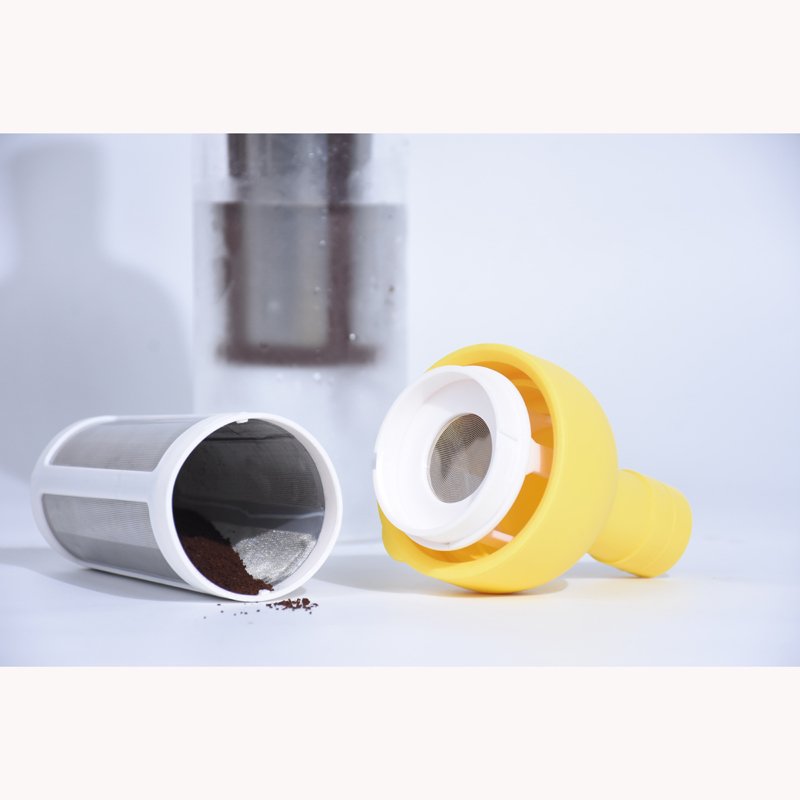 800ML High Borosiliacate Glass Bottle Cold Brew Coffee Bottle with SUS304 Stainless Steel Infuser for Coffee and Scented Tea