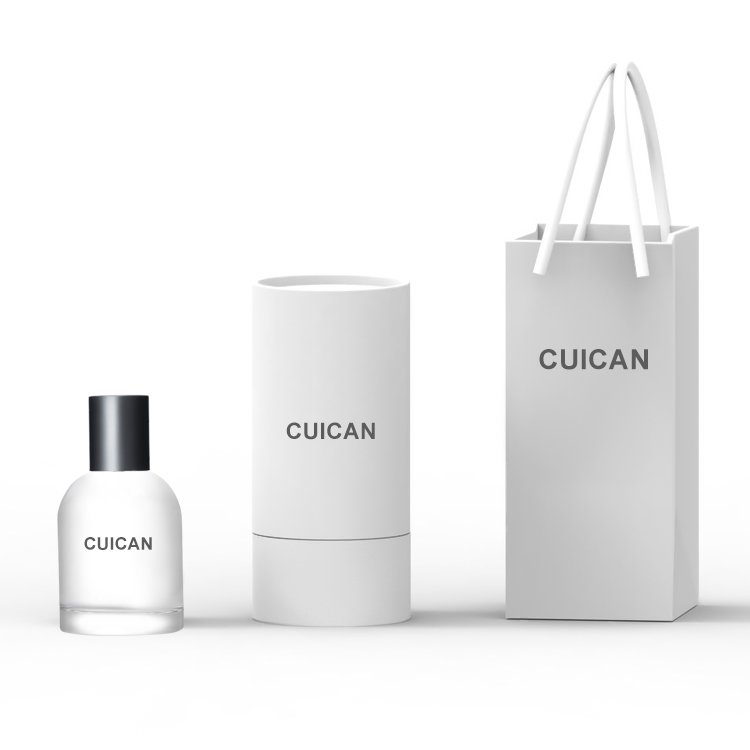 Luxury 30ml 50ml 100ml Empty Perfume Cylinder Glass Bottles Perfume Travel Refill Bottle With Boxs