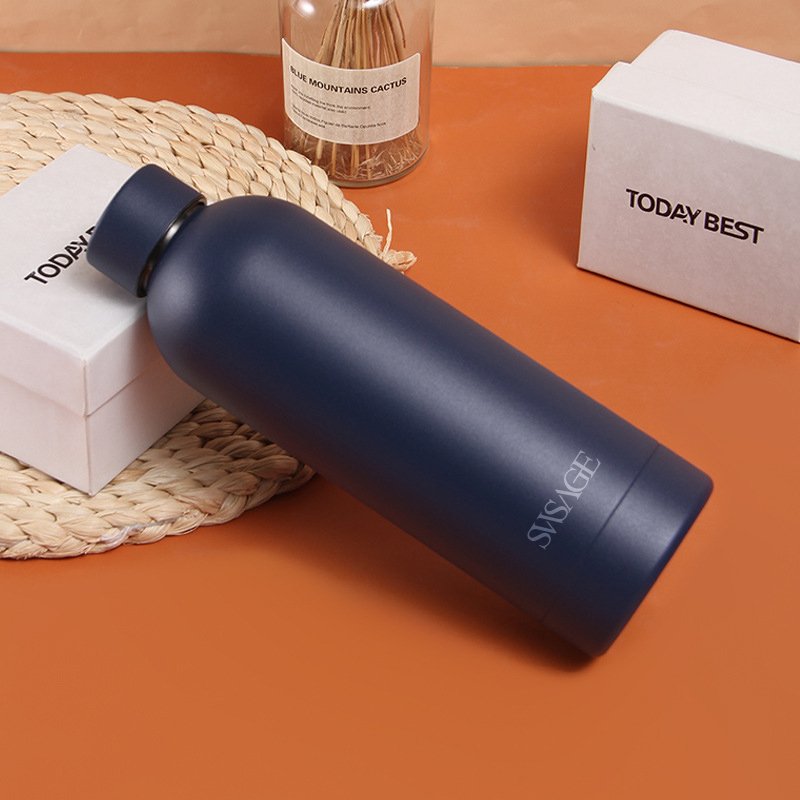 Eco-Friendly Kids 6 Color Custom Logo Straight Thermal Metal Water Bottle Stainless Steel Tumbler Insulated Bulk With Screw Lid