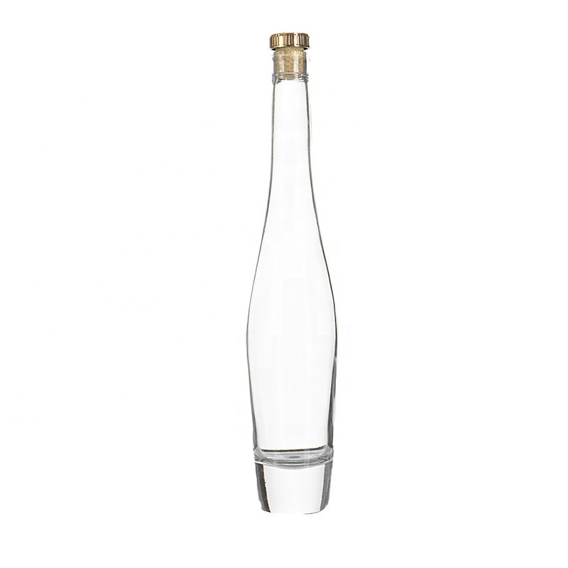 New Transparent Glass Wine Bottle High White Glass Liquor Bottle Ice Wine Bottles For Alcoholic Beverages 500 ml