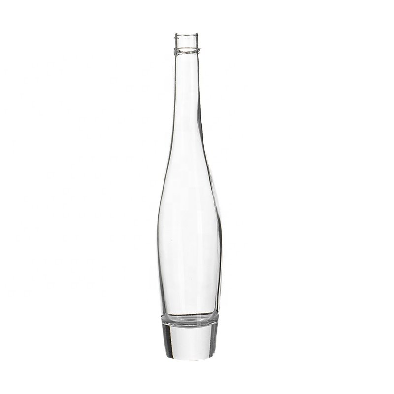 New Transparent Glass Wine Bottle High White Glass Liquor Bottle Ice Wine Bottles For Alcoholic Beverages 500 ml