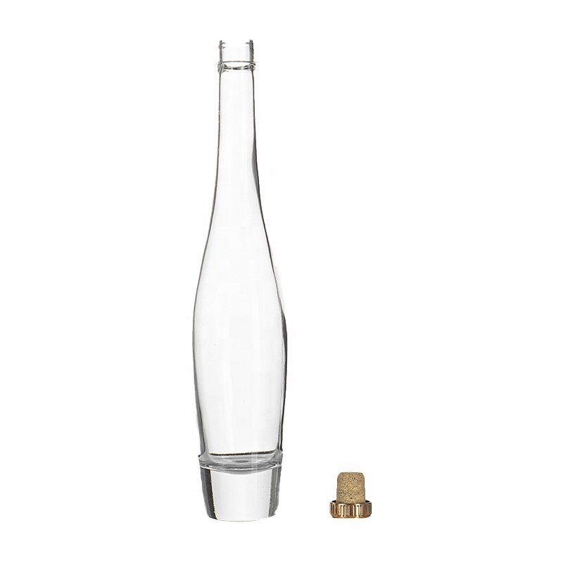 New Transparent Glass Wine Bottle High White Glass Liquor Bottle Ice Wine Bottles For Alcoholic Beverages 500 ml