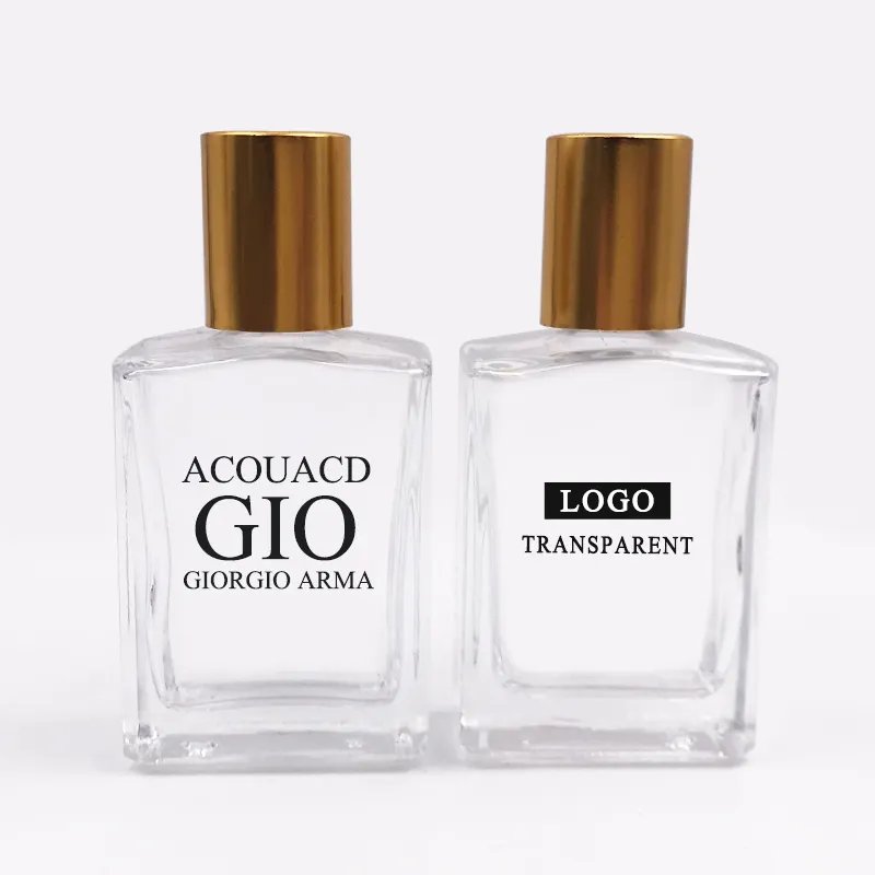 Empty 5ml 15ml 30ml 10 ml Oil Roller Bottle Clear Frosted Amber Rectangle square roller bottle