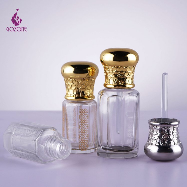 New Design Decorative Arabian Perfume Oil Essential Oil 3Ml Arabic Attar Empty Bottle
