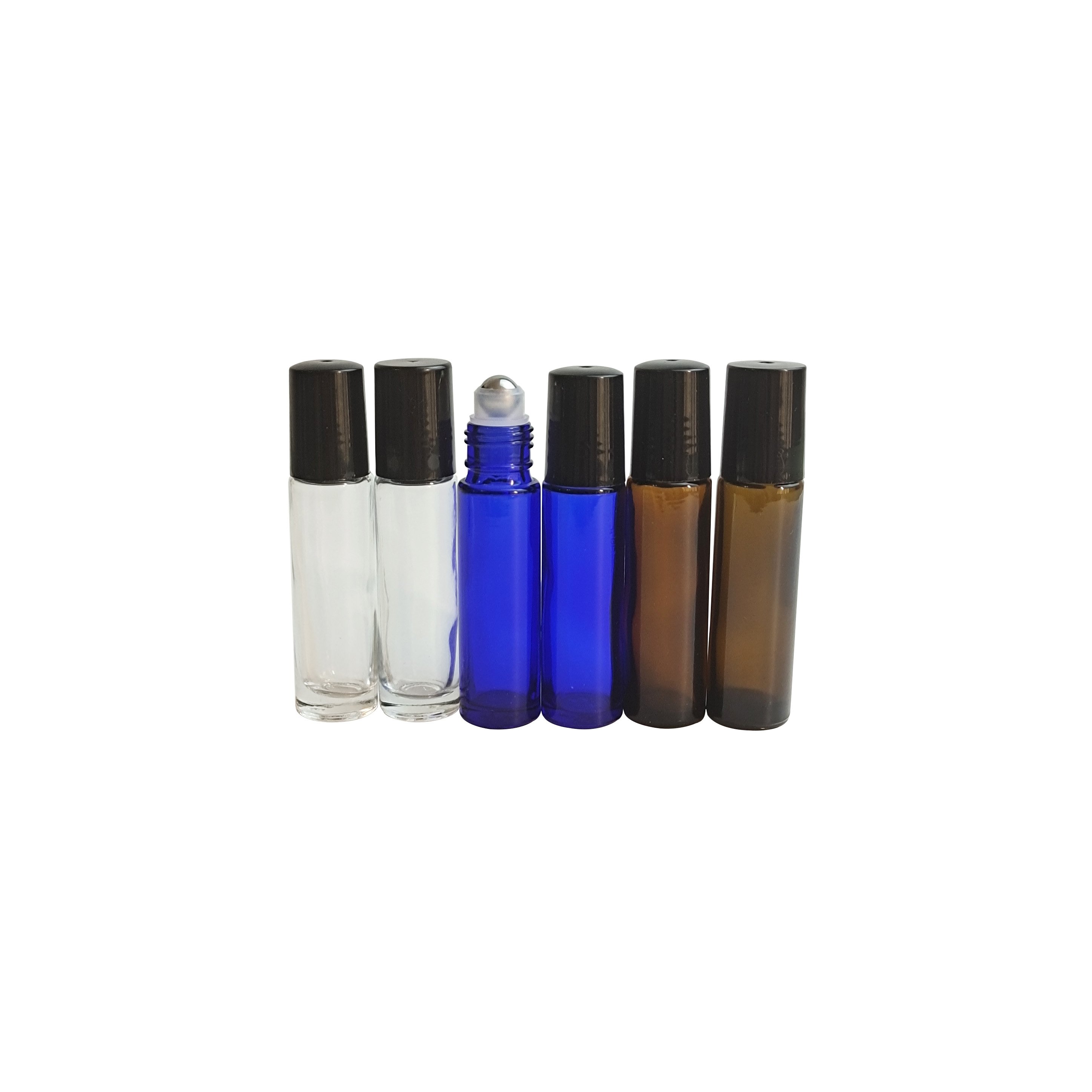 New type glass bottle with lid roller bottle for essential oils 15 ml roll on bottle