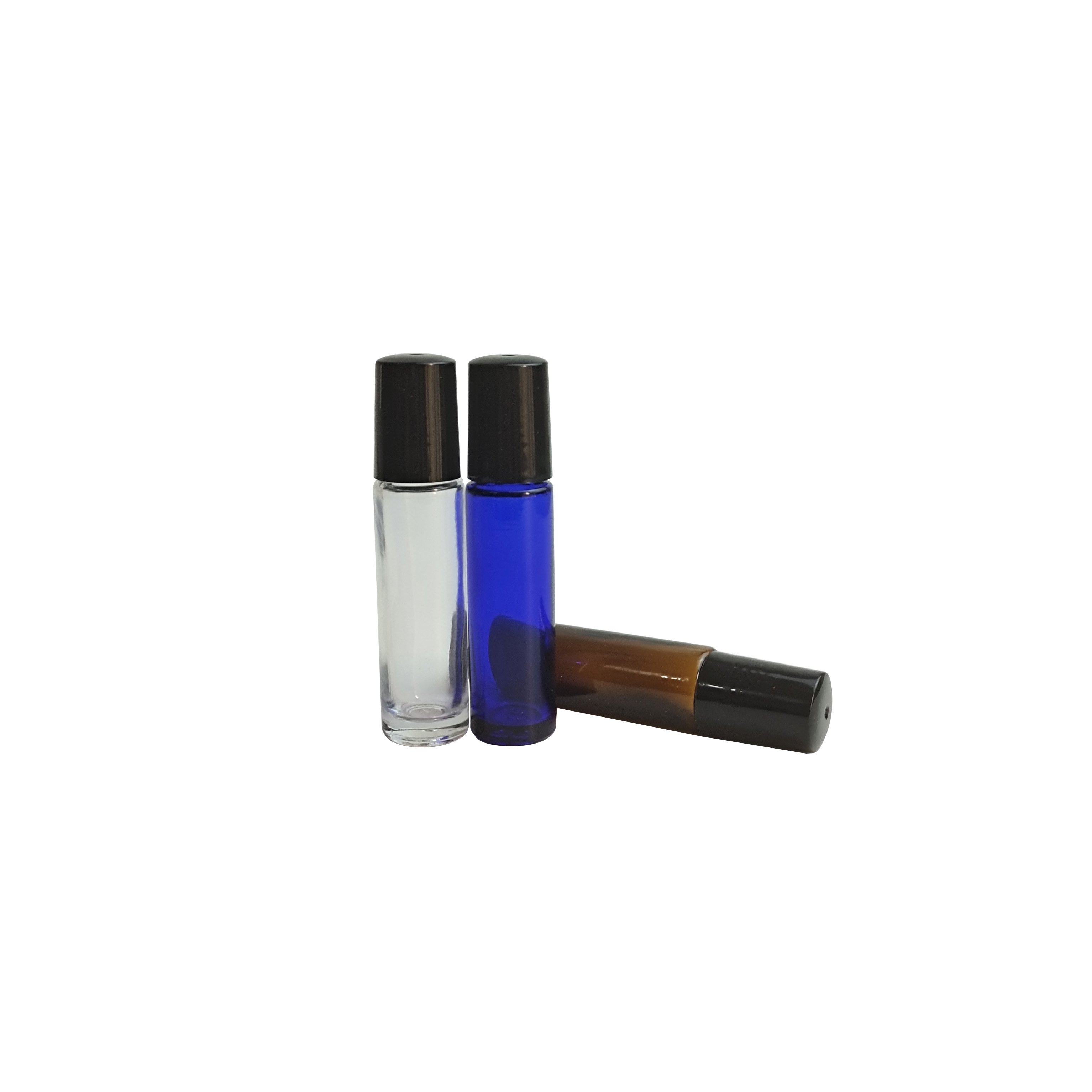 New type glass bottle with lid roller bottle for essential oils 15 ml roll on bottle