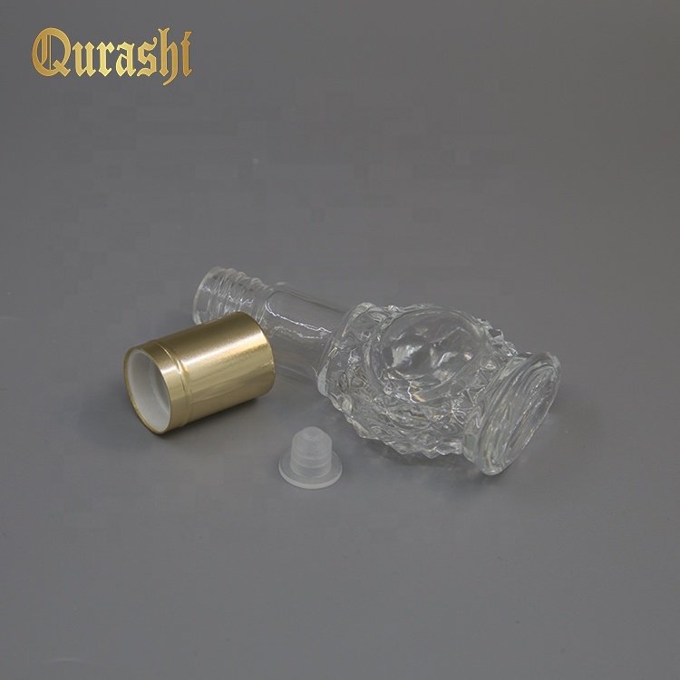 10ml empty essential oil perfume cosmetic packing glass bottle with aluminum cap
