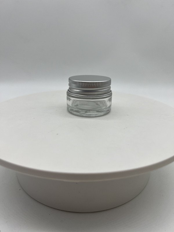 hot sale empty luxury 30ml 50ml 100ml 1oz 1.5oz 2oz 2.5oz 3oz cream jar plastic aluminum lids glass bottle