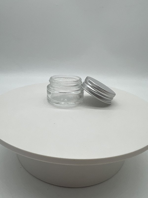 hot sale empty luxury 30ml 50ml 100ml 1oz 1.5oz 2oz 2.5oz 3oz cream jar plastic aluminum lids glass bottle