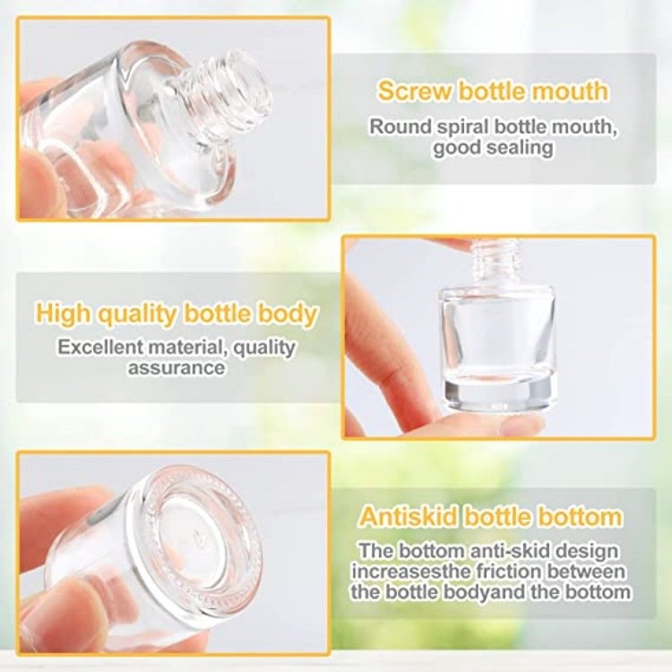 Promotion perfume in car essential oil hanging air freshener glass bottle