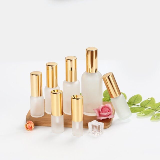Large Mist Eco Friendly Frosted Travel Glass Bottle Spray 100ml Lotion Bottle Tube