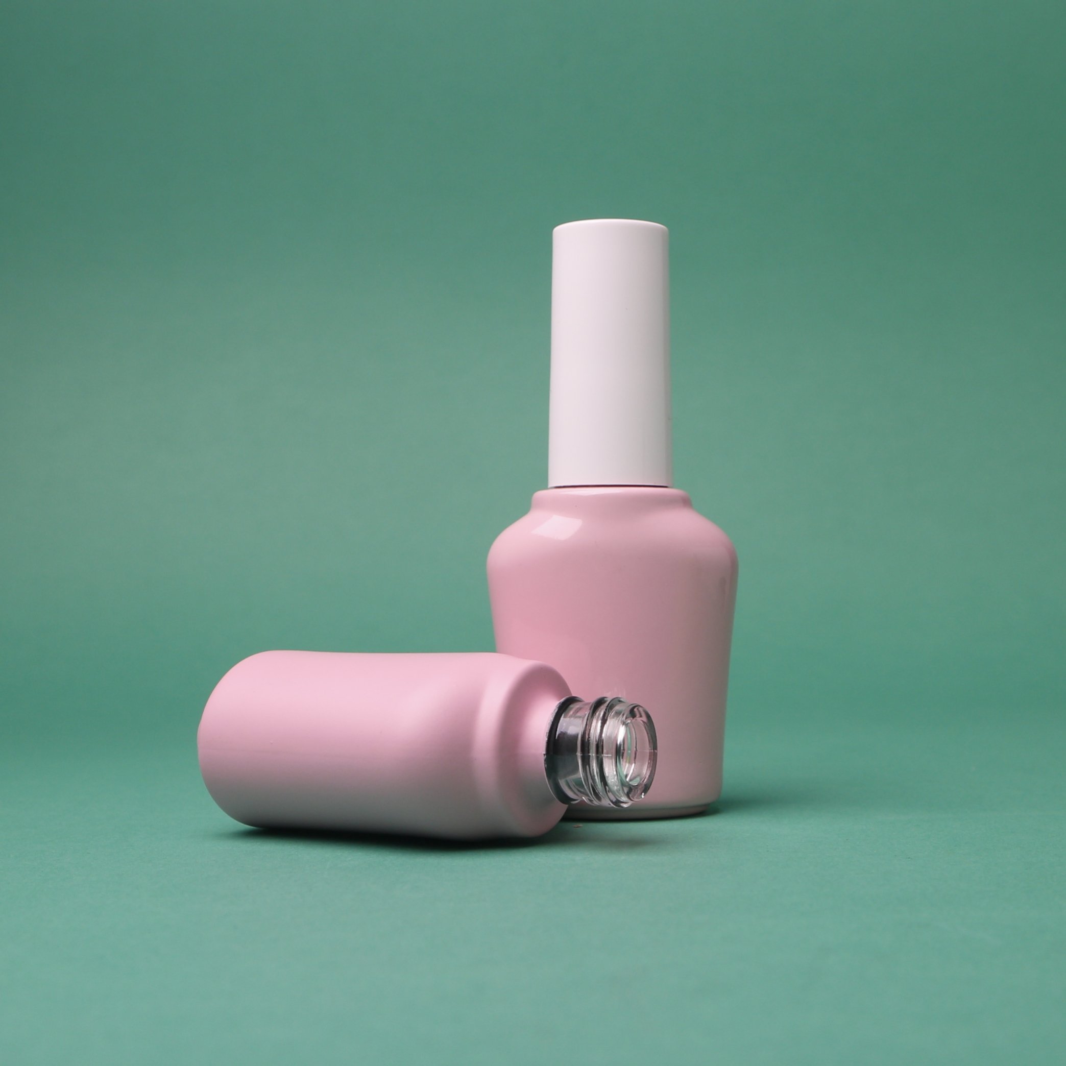 Cheap price 15ml color Empty custom nail gel glass bottle for gel polish packaging