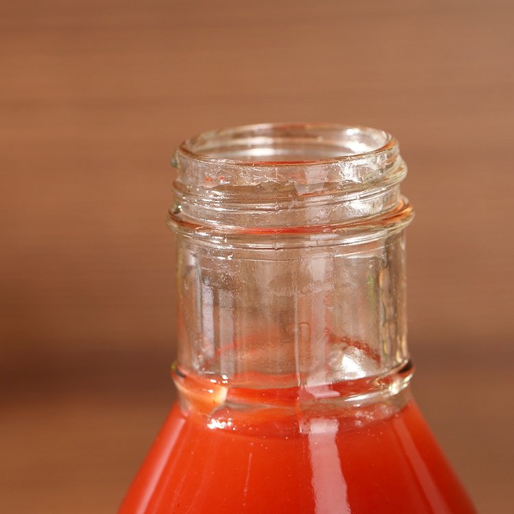 Food Grade 12oz ring neck glass bottle with plastic lid good sealing for kefir milk packing 250ml milk bottle