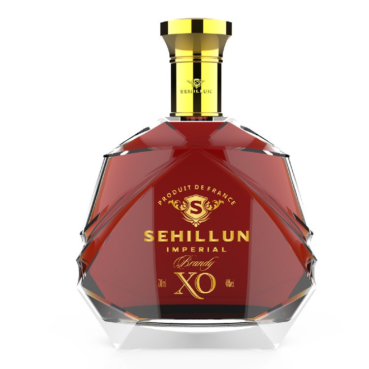 glass packing manufacture 700ml 750ml liquor glass bottle design Spirit Bottle