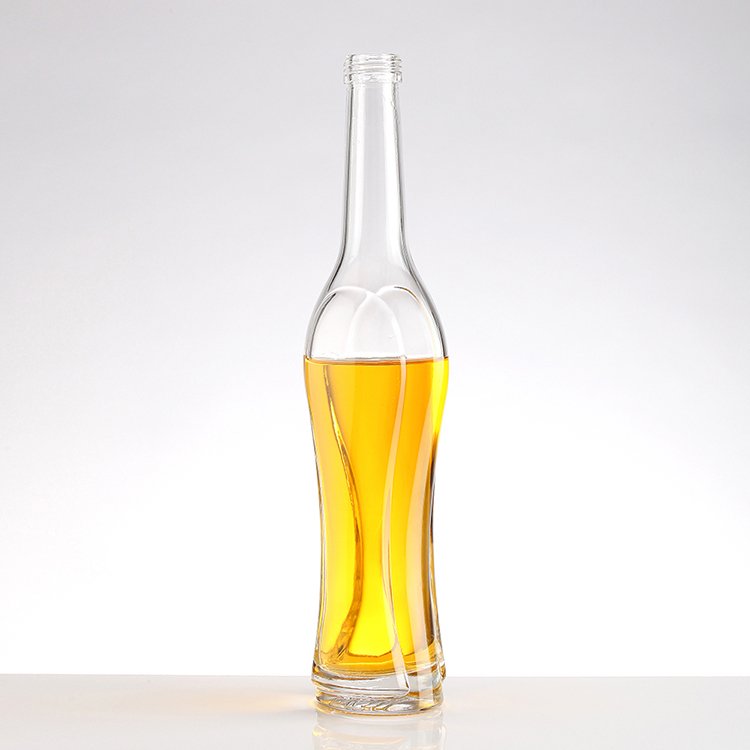 200ml 375ml 500ml 700ml 750ml custom empty clear whiskey vodka liquor glass bottle with T-Top