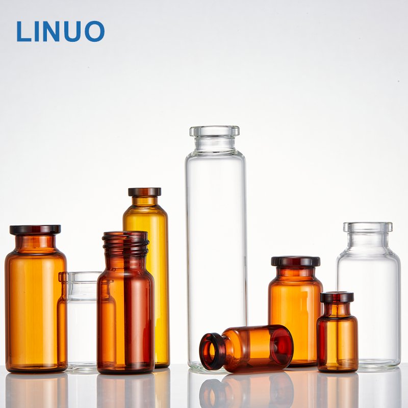Pharmaceutical Premium Borosilicate Tubular Glass Bottles Vials