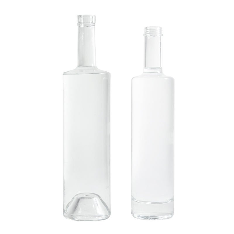 Manufacturers Wholesale Vodka bottles 500ml glass bottles Crystal White Liquor Empty bottle Quality First