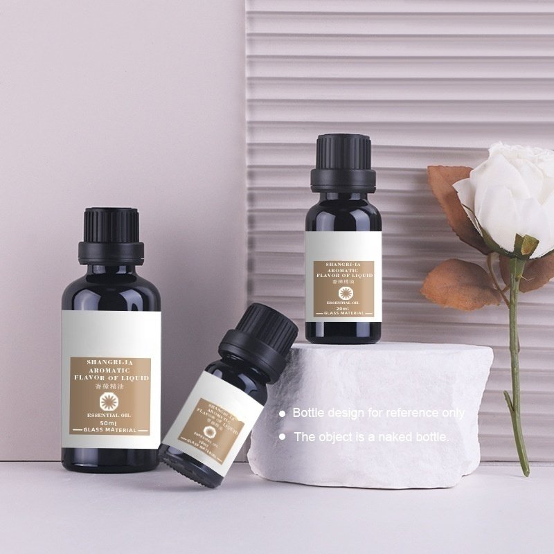 Wholesale price essential oil container 4oz 8oz airless glass bottle for cosmetics skin care glass toner bottle