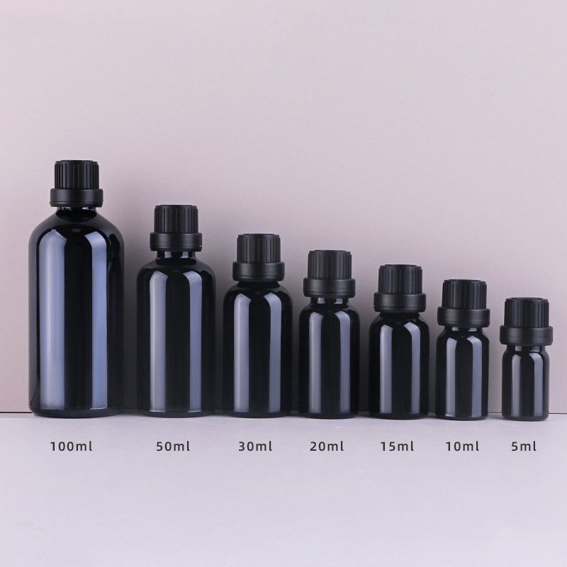 Wholesale price essential oil container 4oz 8oz airless glass bottle for cosmetics skin care glass toner bottle