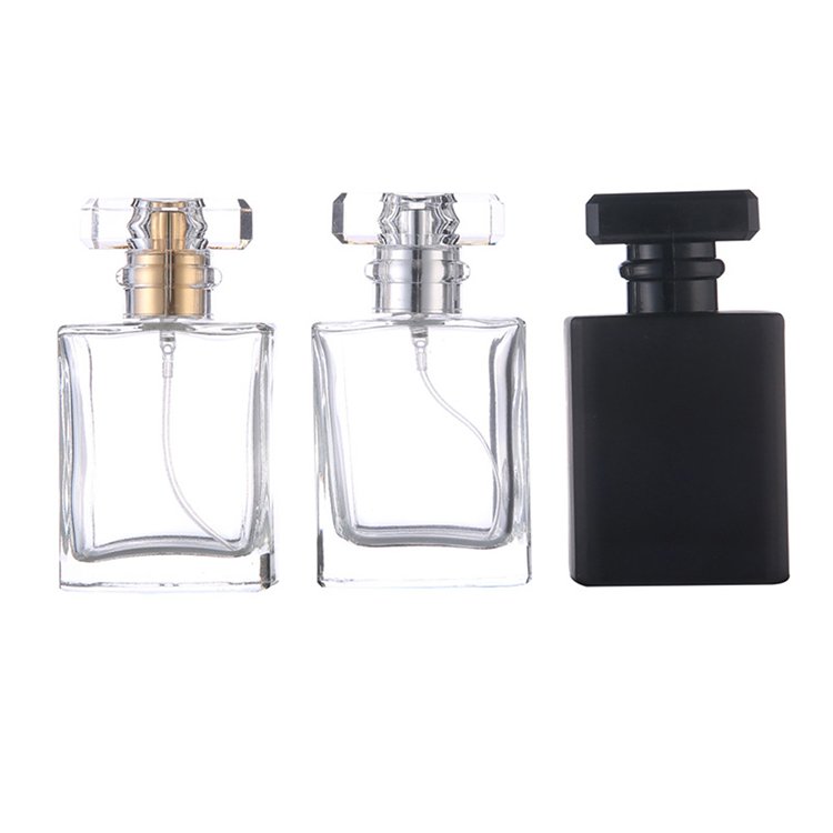 Empty Perfume Spray Bottle Unique 30 Ml 50ml Glass Spray Bottle Atomizer Perfume Refillable Spray Glass Bottle for Cosmetics