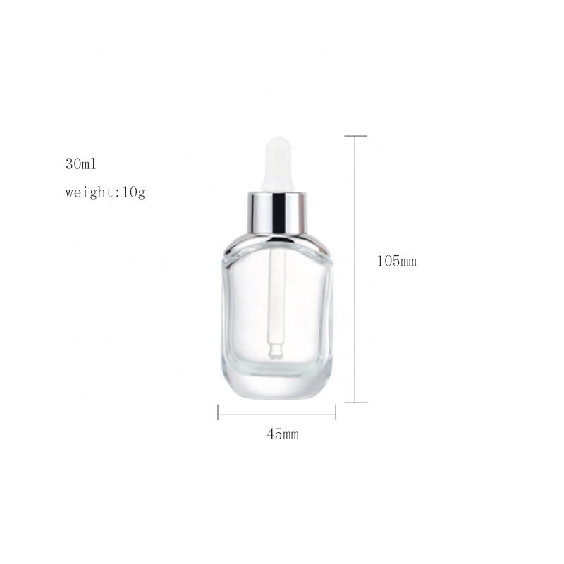 jars 40ml empty cream jar empty jars for creams transparent cosmetics glass drop bottle cosmetics essence milk pump glass spray