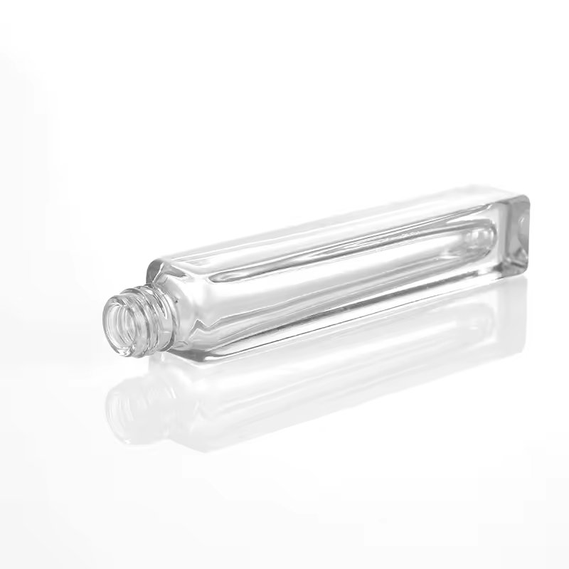 Portable 10ml 15ml Square Shape Glass Bottle Aluminum Cap With Atomiser For Perfume Fine Mist Spray Bottles