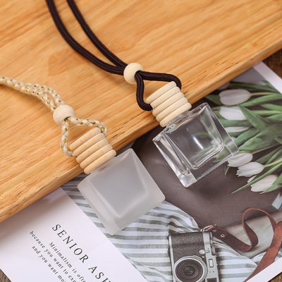 New Matte fragrance car perfume air freshener air diffuser hang rope auto fresheners frosted perfume bottles mix color wood