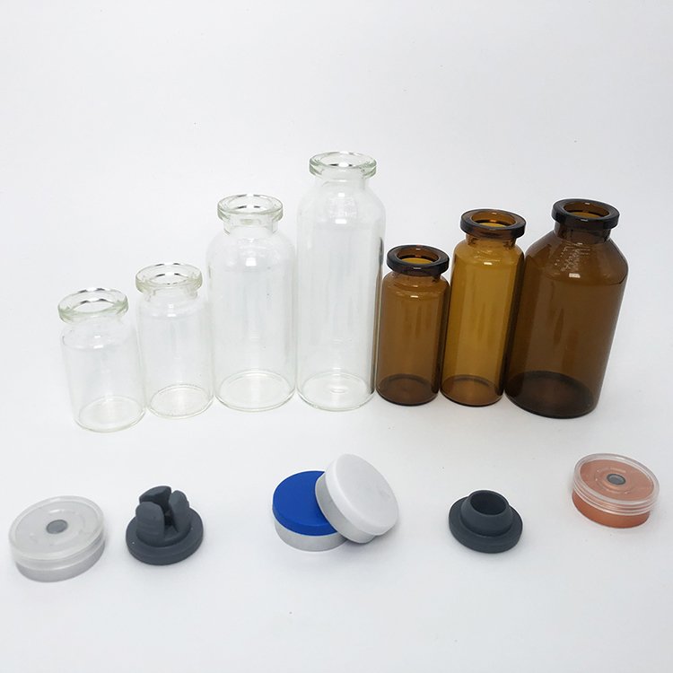 China factory white brown 5ml 10ml injection vials glass ampoule bottle for glass medical vial