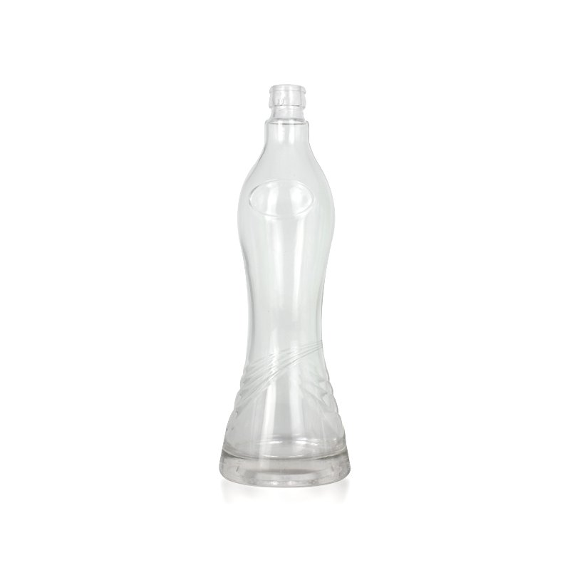 luxury 375ml 500ml 750ml 1000ml cork design whiskey vodka brandy tequila spirits glass bottles for alcoholic beverages