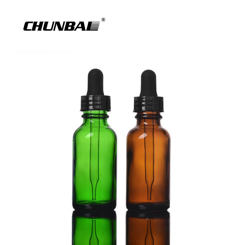 Euro Style Clear 3oz 4oz 100ml 150ml 200ml 250ml Oud Empty Glass Dropper Cap Bottles For Beauty Body Oil Cosmetics
