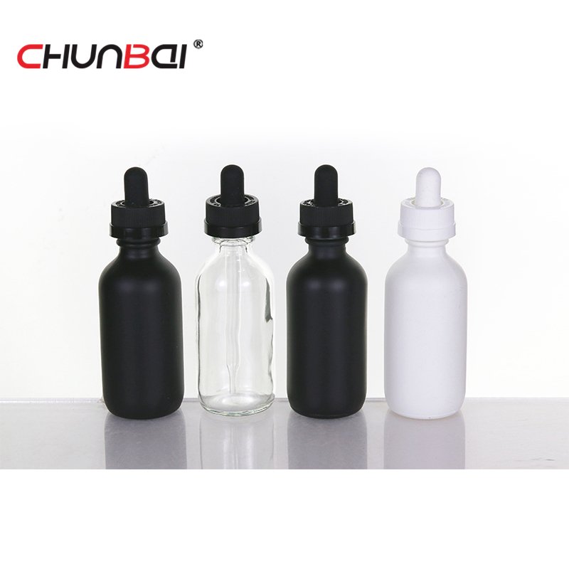 Euro Style Clear 3oz 4oz 100ml 150ml 200ml 250ml Oud Empty Glass Dropper Cap Bottles For Beauty Body Oil Cosmetics