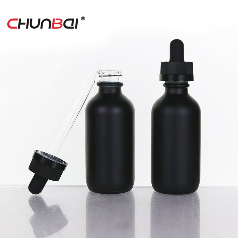 Euro Style Clear 3oz 4oz 100ml 150ml 200ml 250ml Oud Empty Glass Dropper Cap Bottles For Beauty Body Oil Cosmetics