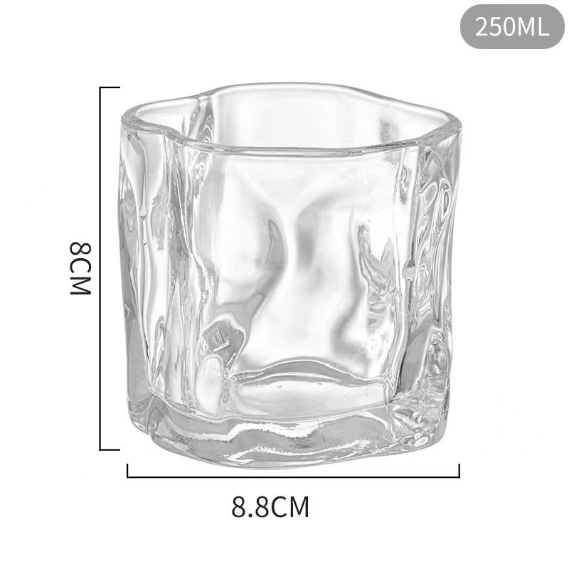Top Seller 170ml 250ml Clear Drinkware Glassware Dinking Glasses Espresso Tumbler Iced Coffee Cups Tea Mug thick Glass Cup